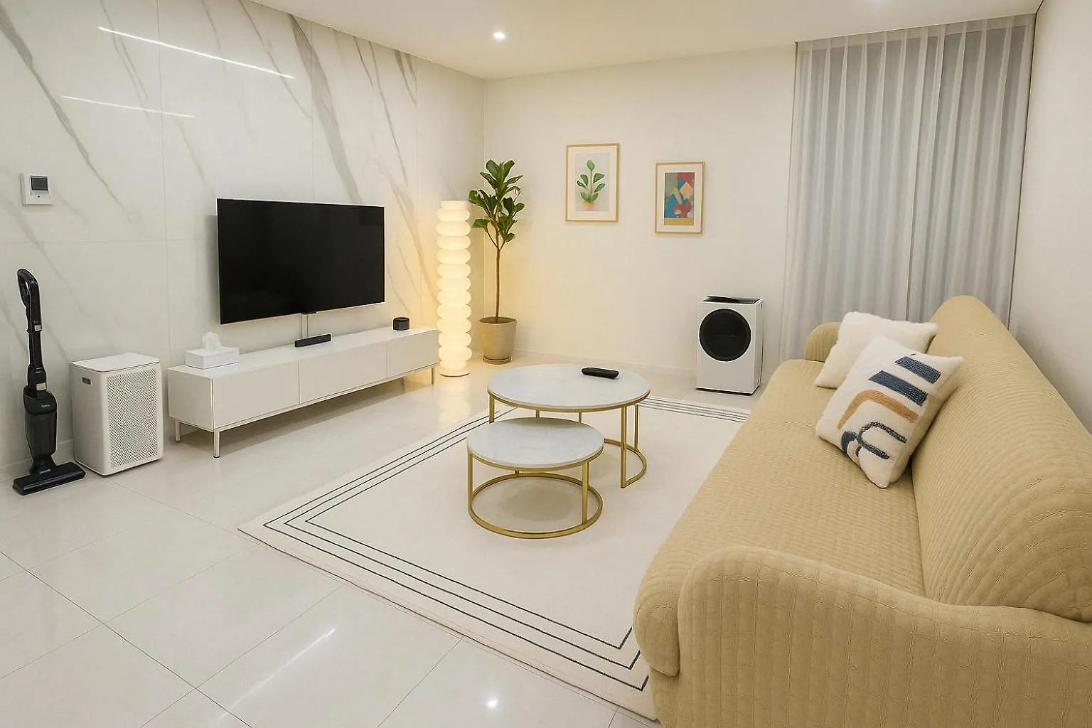 סיאול New Highend Residence Near Nambu Bus Terminal 방1 거실1 더블침대2개 0*,